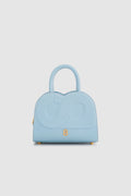 joy bag small with saffiano leather in waterfall by buttonscarves