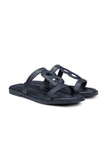 kefi 2.0 sandal in navy by buttonscarves