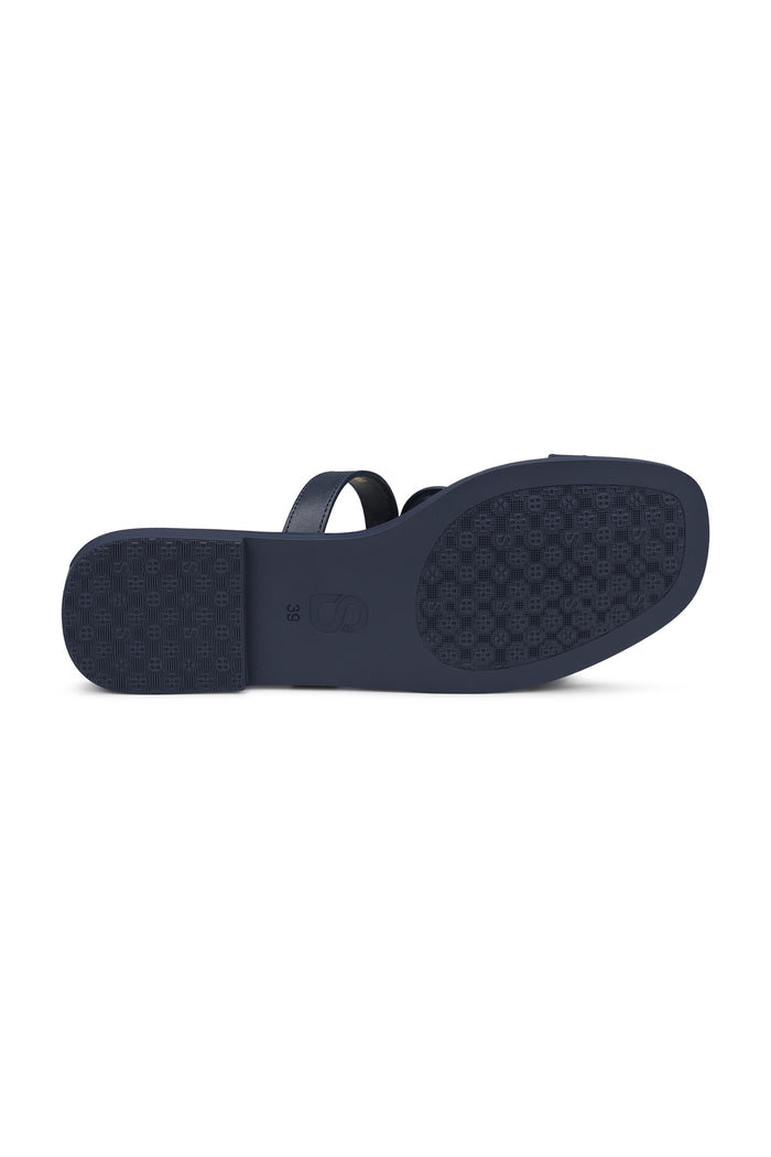 kefi 2.0 sandal in navy by buttonscarves outsole view