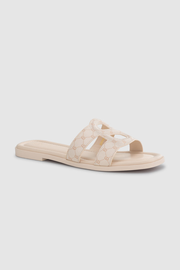 kefi sandal in monogram dusty by buttonscarves