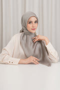 kelly jacquard square scarf in humus by buttonscarves