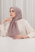 kelly jacquard square scarf in toasted almond by butttonscarves