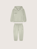 Kids’ Midweight Hoodie and Track Pants Set—Iron Fade