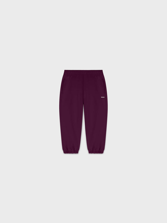 Kids’ Midweight Hoodie and Track Pants Set—Nocturne Plum