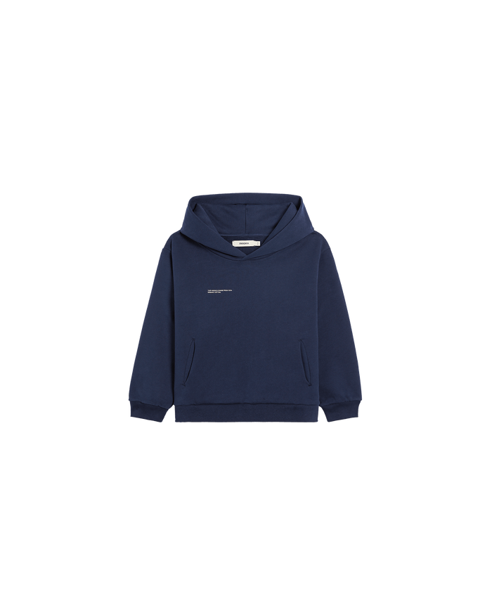 Kids’ Midweight Hoodie and Track Pants Set—Ocean Navy