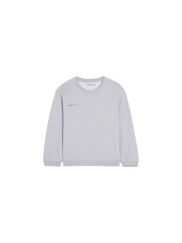Kids’ Midweight Sweatshirt and Shorts Set—Grey Marl