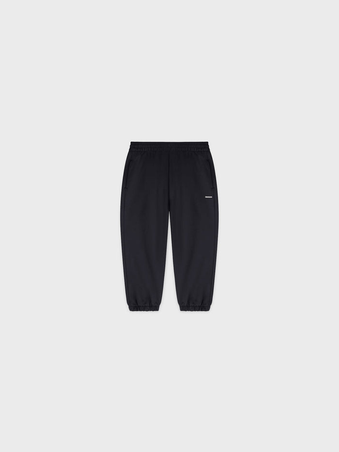 Kids’ Midweight Sweatshirt and Track Pants Set—Black