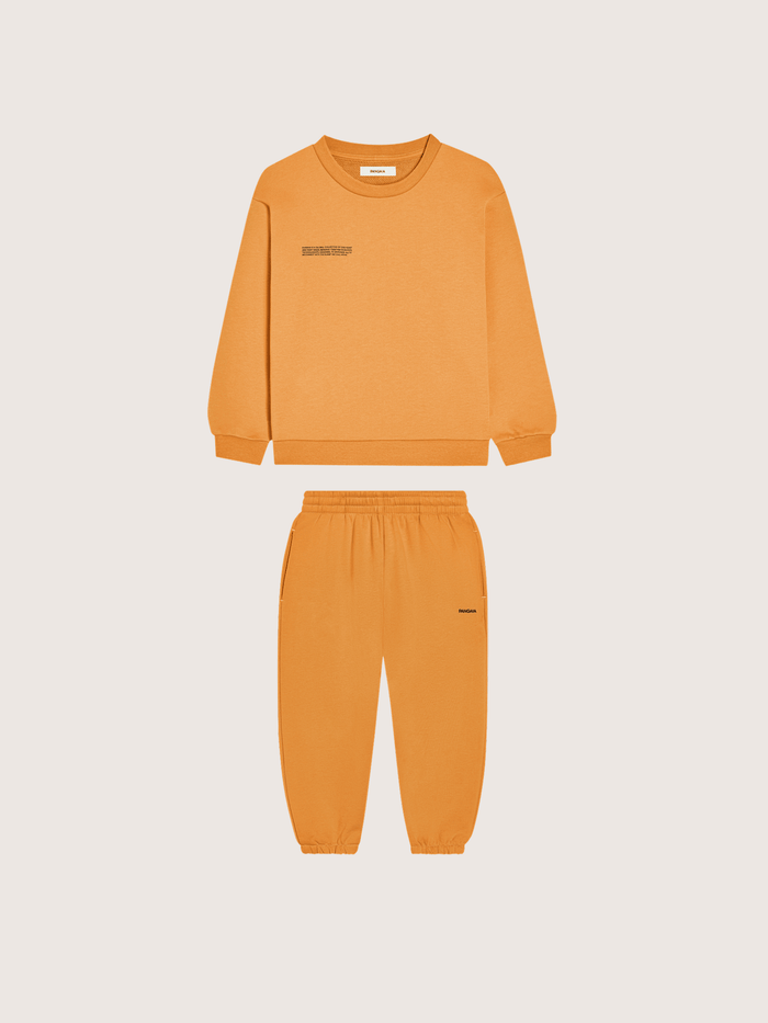 Kids’ Midweight Sweatshirt and Track Pants Set—Burnt Horizon