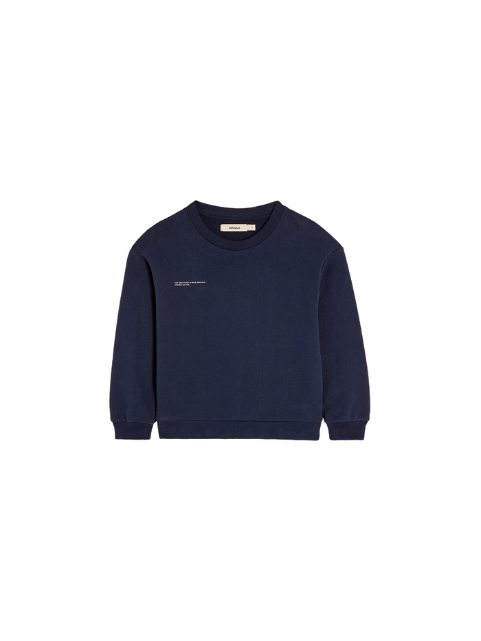 Kids’ Midweight Sweatshirt and Track Pants Set—Ocean Navy
