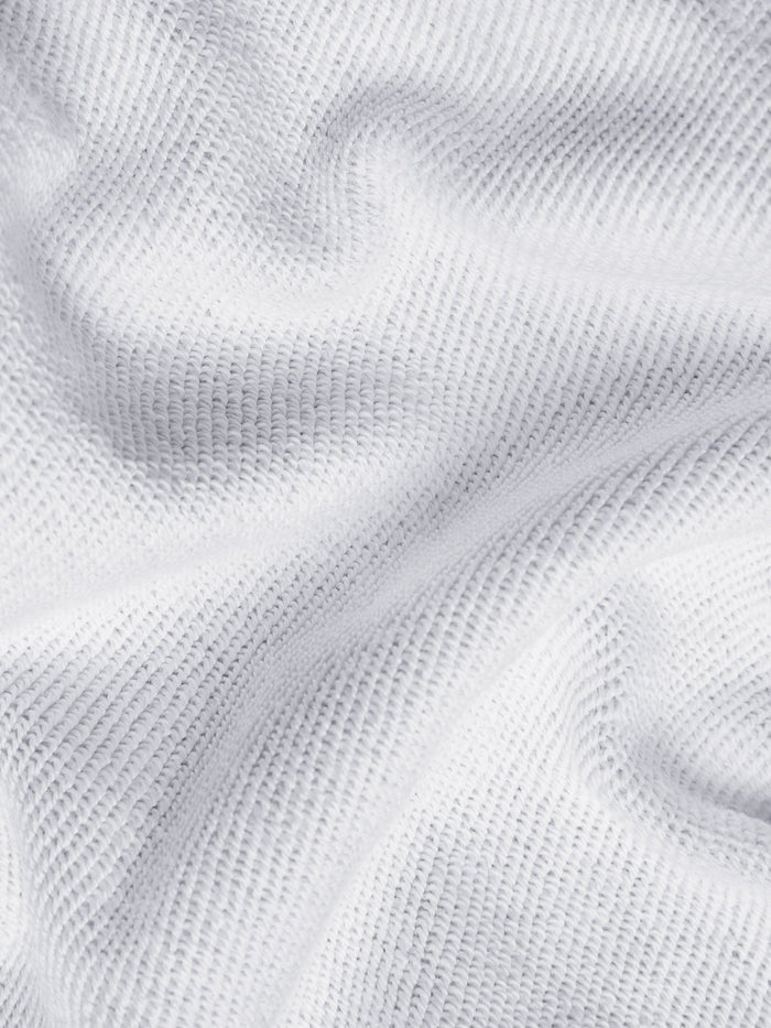 Kids' 365 Midweight Sweatshirt, grey marl organic cotton 320 GSM soft fabric texture detail packshot