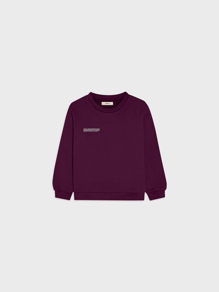 Kids’ Midweight Sweatshirt—Nocturne Plum