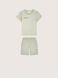 Kids’ Midweight T-Shirt and Shorts Set—Iron Fade