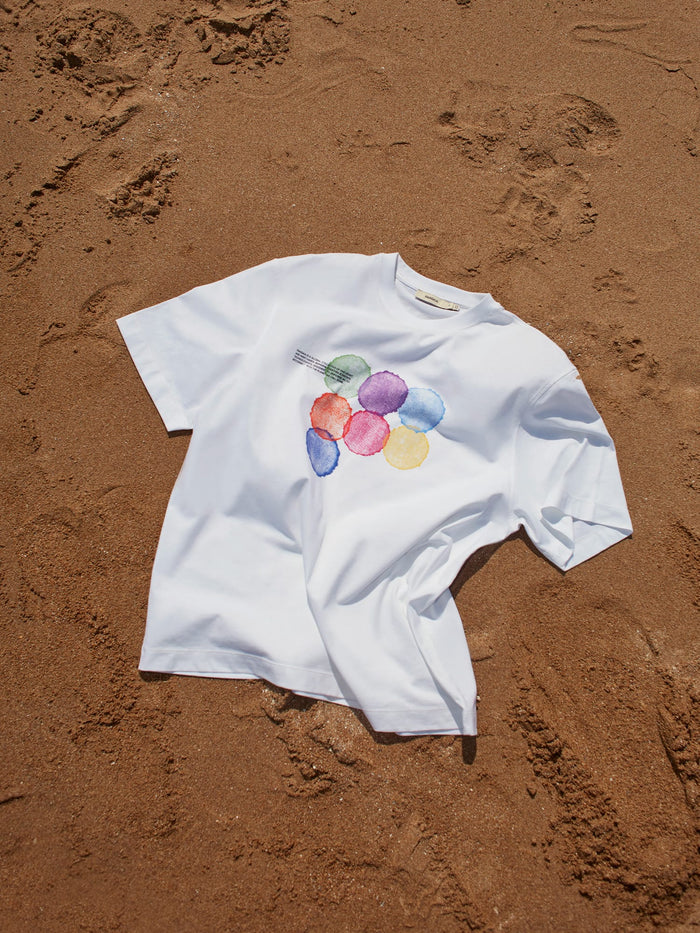 Kids’ Midweight T-Shirt Seven Circles—White
