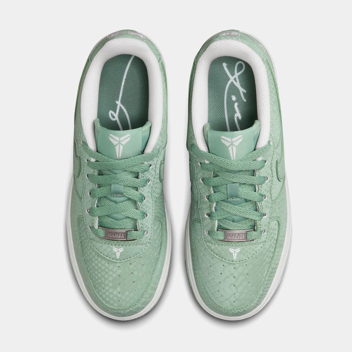 Kobe Air Force 1 Low Steam Grade School Lifestyle Shoes (Steam/Summit White)
