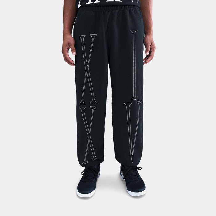 Kobe Fleece Basketball Mens Pants (Black/White)