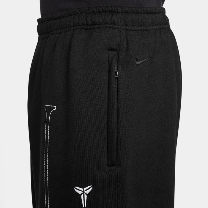 Kobe Fleece Basketball Mens Pants (Black/White)