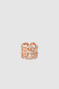 lavish ring brooch in rose gold by buttonscarves