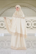 Lavish Tapis Prayer Robe - Almond