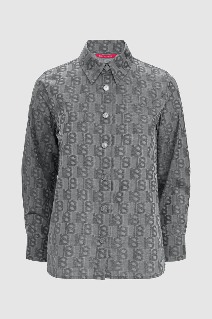 Leena Basic Shirt - Grey