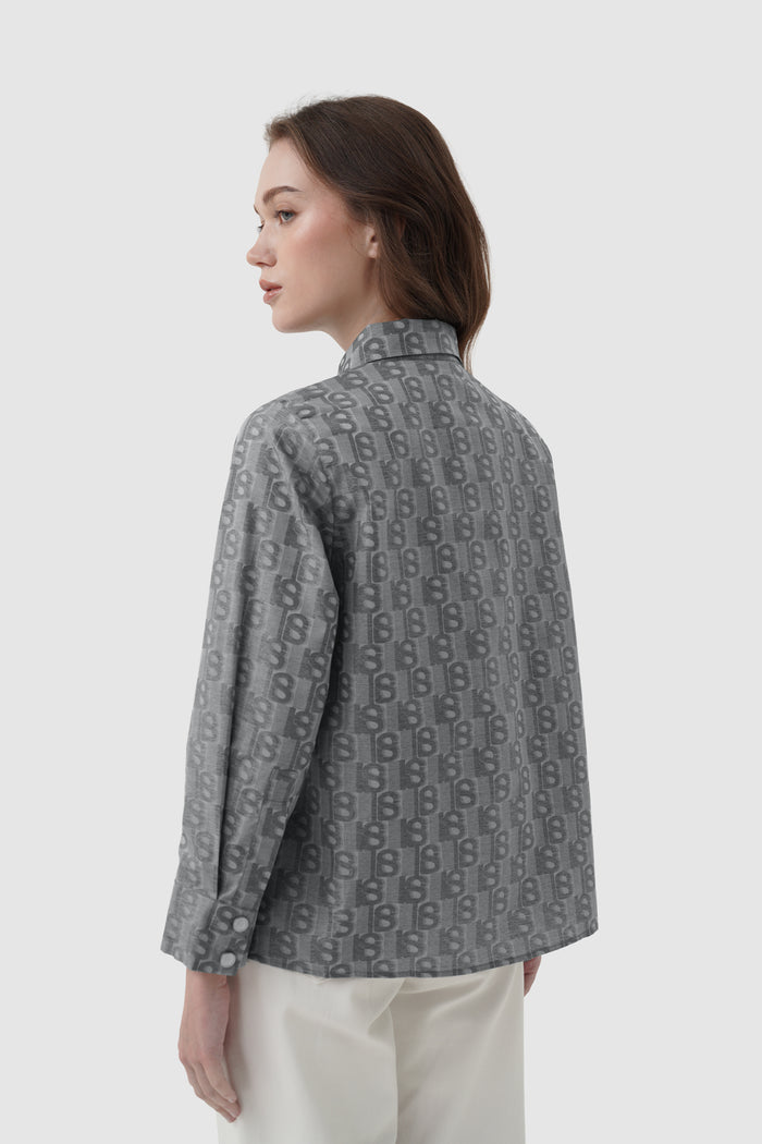Leena Basic Shirt - Grey