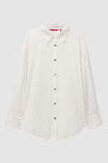 leena cotton shirt in white by buttonscarves