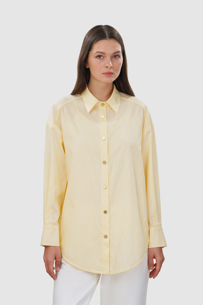 Leena Cotton Shirt - Yellow