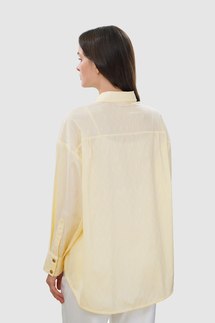 Leena Cotton Shirt - Yellow