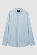 leena cotto unisex shirt in blue by buttonscarves