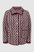 leena jacket in burgundy by buttonscarves