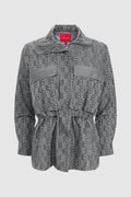 leena jacket parka in grey by buttonscarves