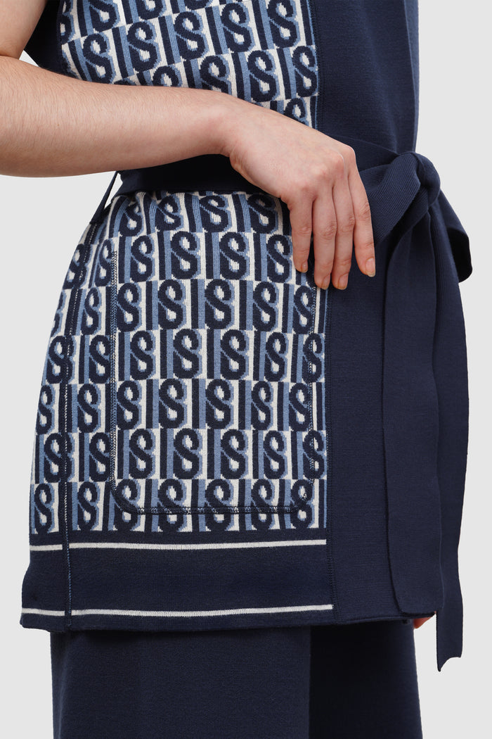 Leena Reversible Outer - Navy