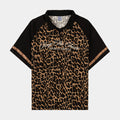 Leopard Mesh Mens Jersey (Brown/Beige)