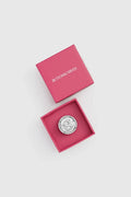 liora pin brooch in white marble by buttonscarves