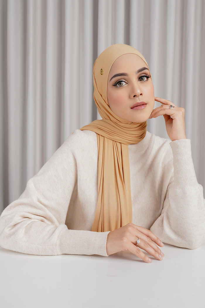 Lisa Jersey Instant - Apricot