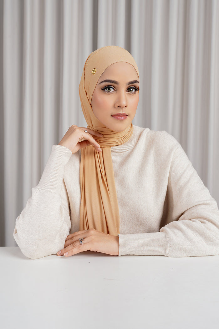 Lisa Jersey Instant - Apricot