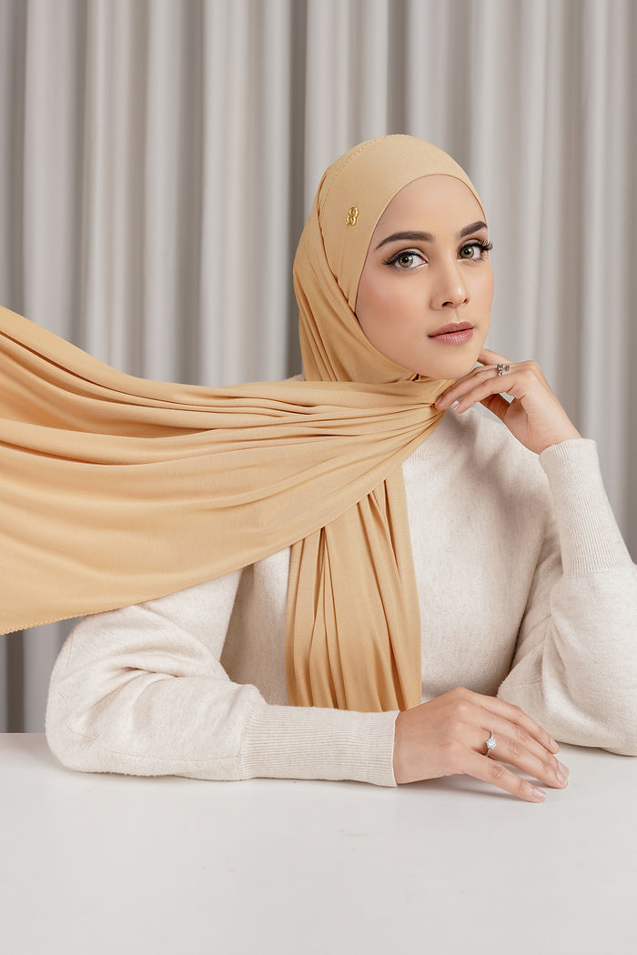 Lisa Jersey Instant - Apricot