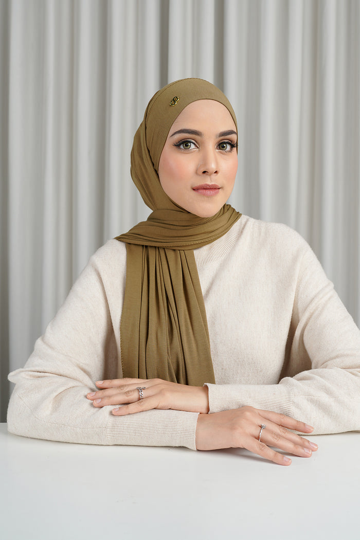Lisa Jersey Instant - Walnut