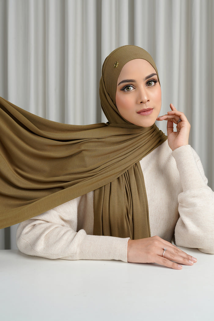 Lisa Jersey Instant - Walnut