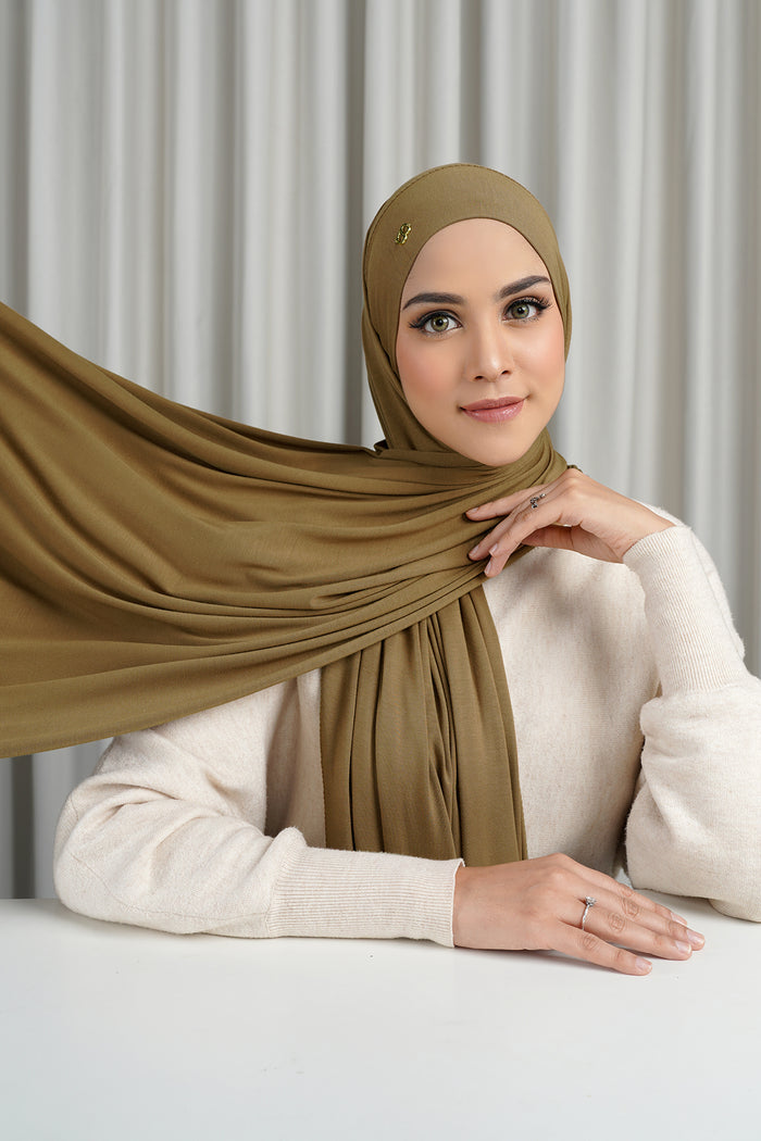 Lisa Jersey Instant - Walnut