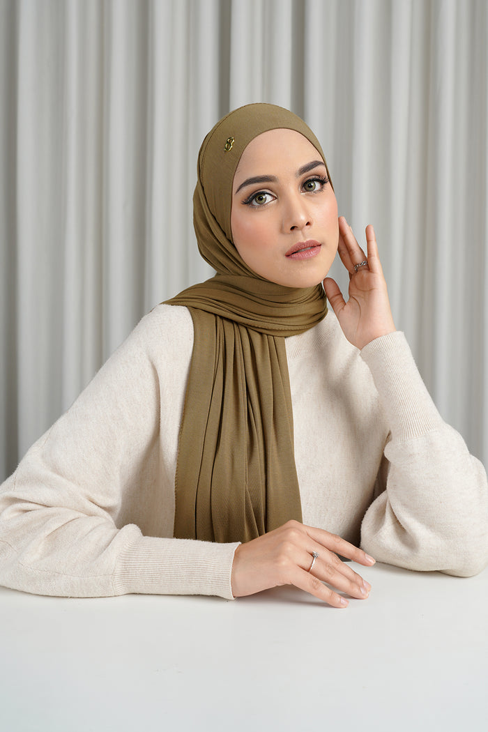 Lisa Jersey Instant - Walnut