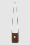 Lola Phone Bag - Dark Brown