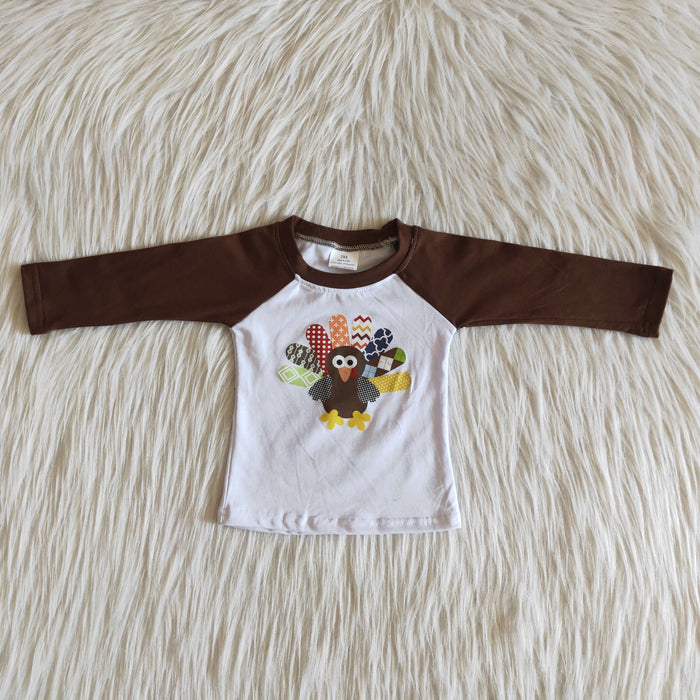 Long sleeve Tee turkey shirts      6 A20-28