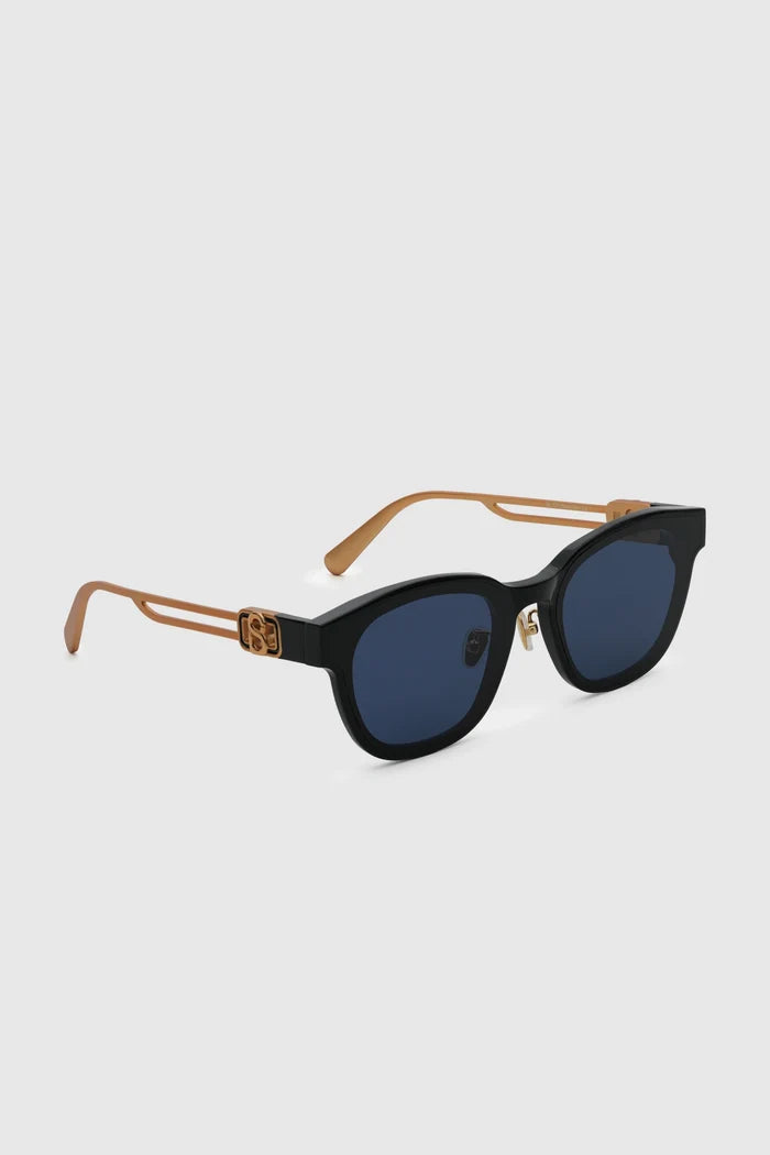 luca sunglasses in blue by buttonscarves