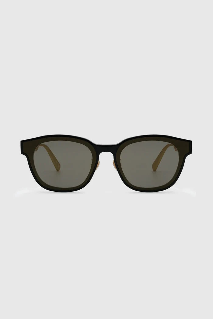 luca sunglasses in bronze by buttonscarves front view