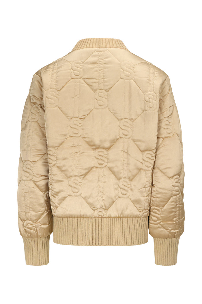 Lucy Bomber Jacket - Beige