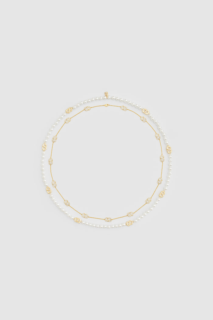 Luna Double Necklace - Gold