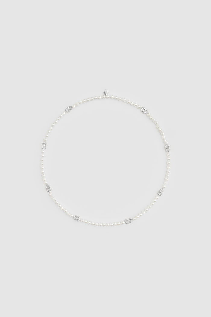 Luna Double Necklace - Silver