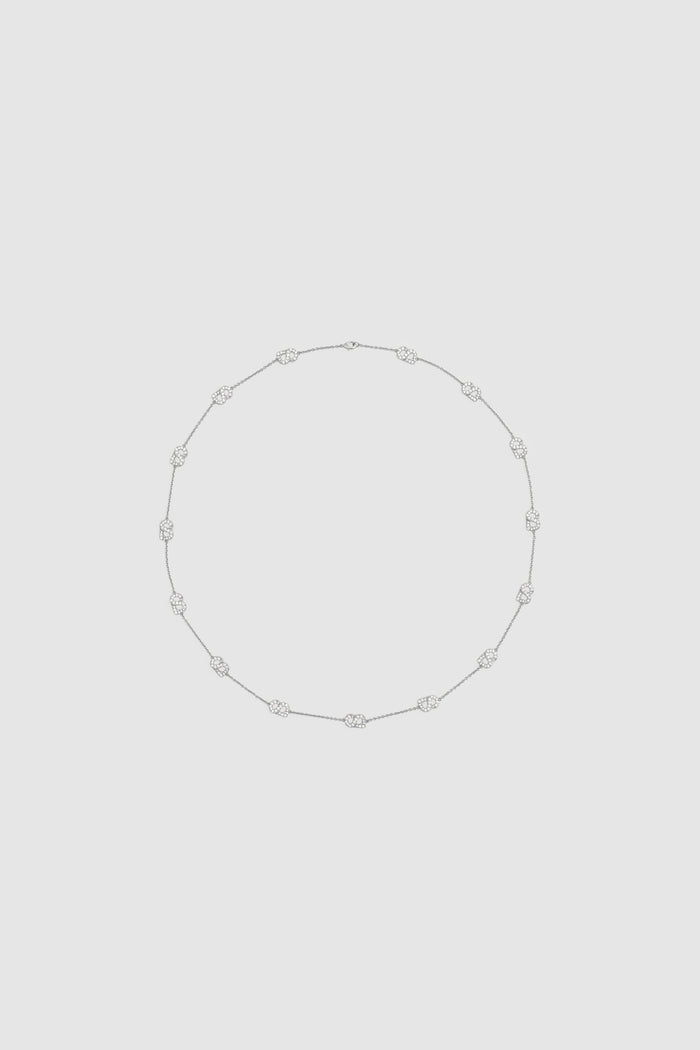 Luna Double Necklace - Silver