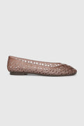 luna jelly shoes in brown by buttonscarves