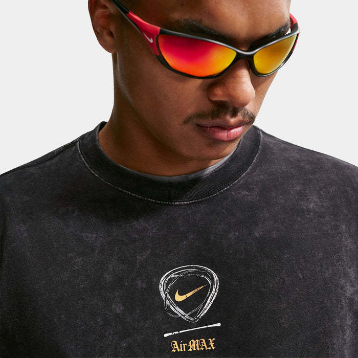 Mad 90 Pack Max 90 No Mercy Mens Short Sleeve Shirt (Black/Bright Citrus)